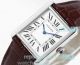 AF Factory Copy Cartier Tank Solo White Dial Brown Crocodile Strap Watch (5)_th.jpg